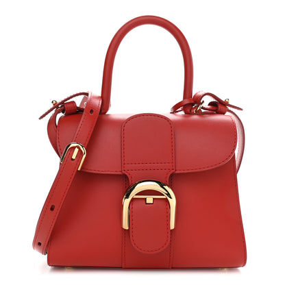 Delvaux Box Calfskin Mini Brillant Satchel Red 1 of 10