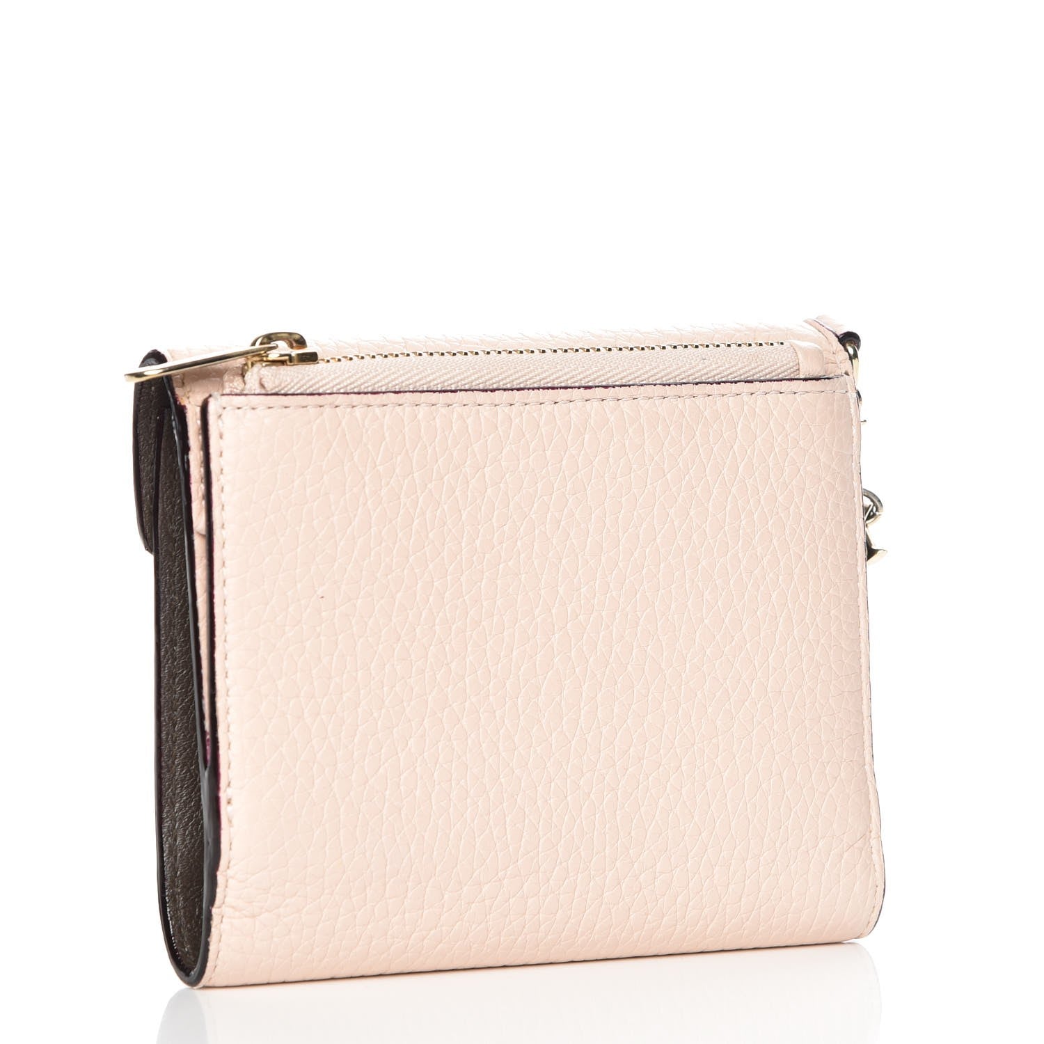 Christian Dior Bullcalf Diorissimo Medium Envelope Wallet Rose Poudre 3 of 9