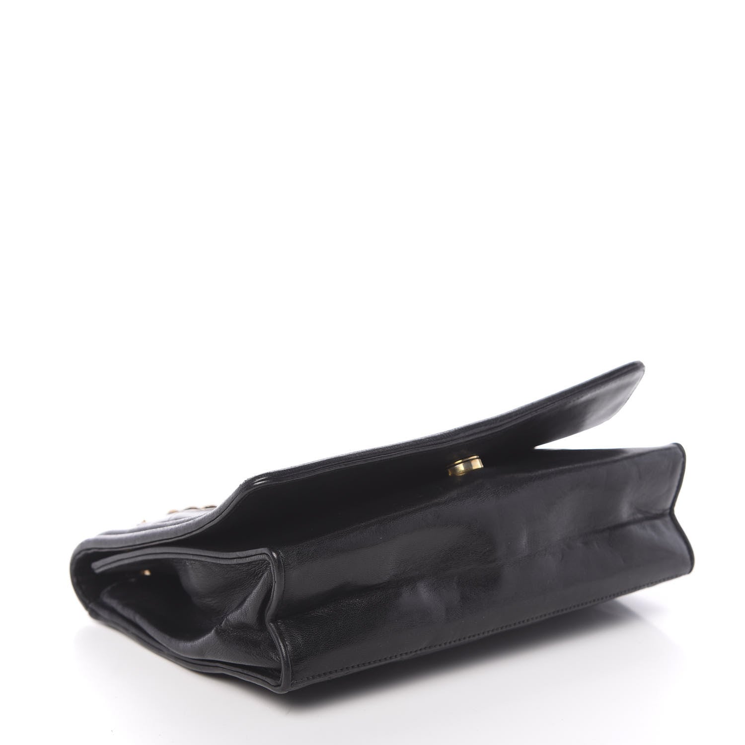 Chanel Lambskin Quilted Small Single Flap Black 4 of 11