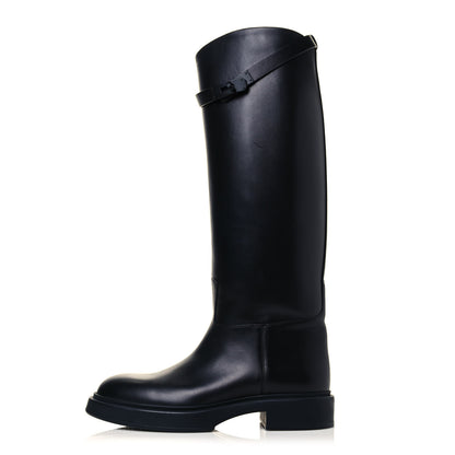 Hermes Box Kelly Jumping Boots 40 So Black 1 of 6