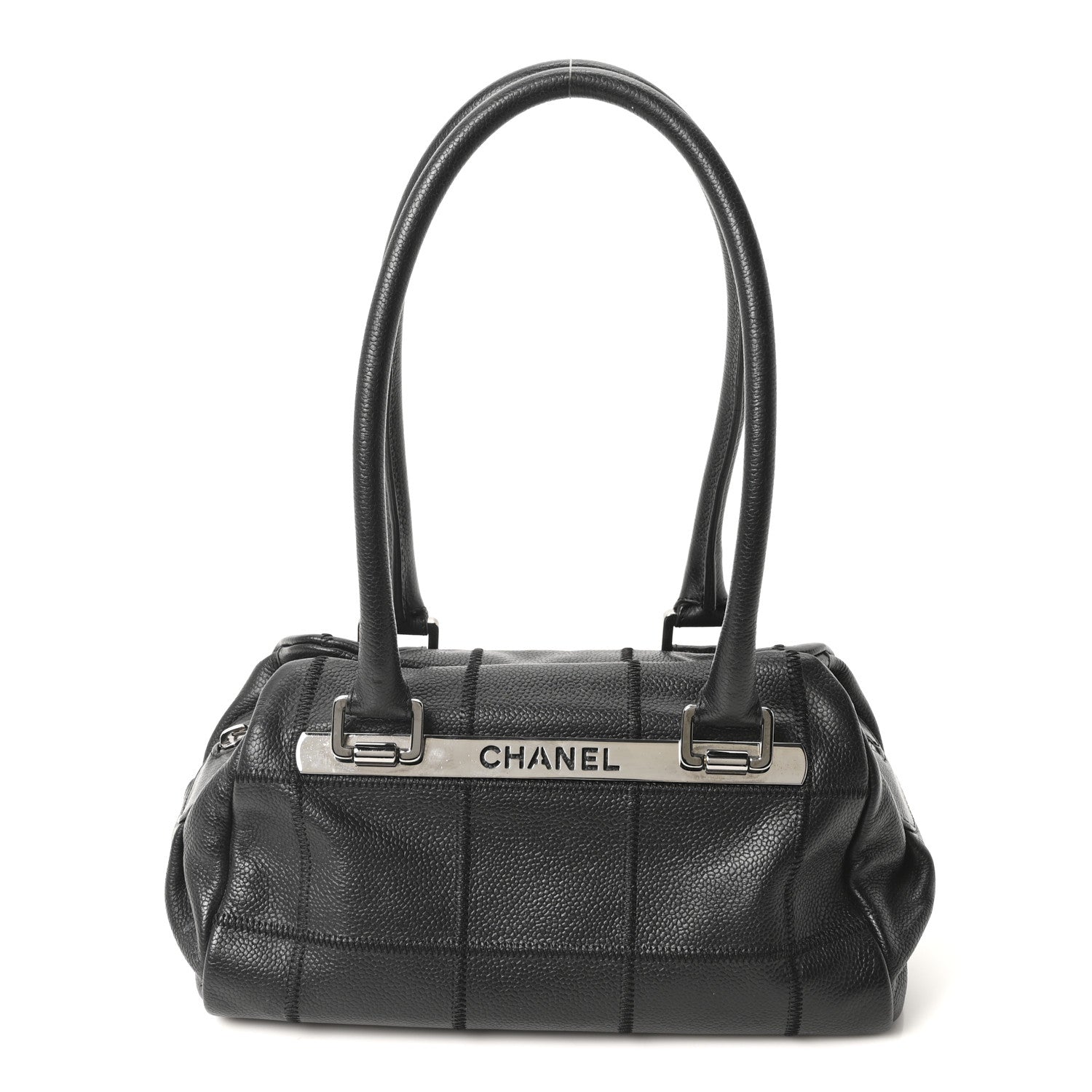 Chanel Caviar Square Stitched Tote Black 1 of 10