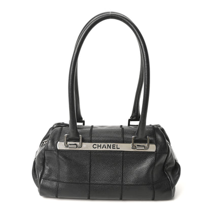 Chanel Caviar Square Stitched Tote Black 1 of 10