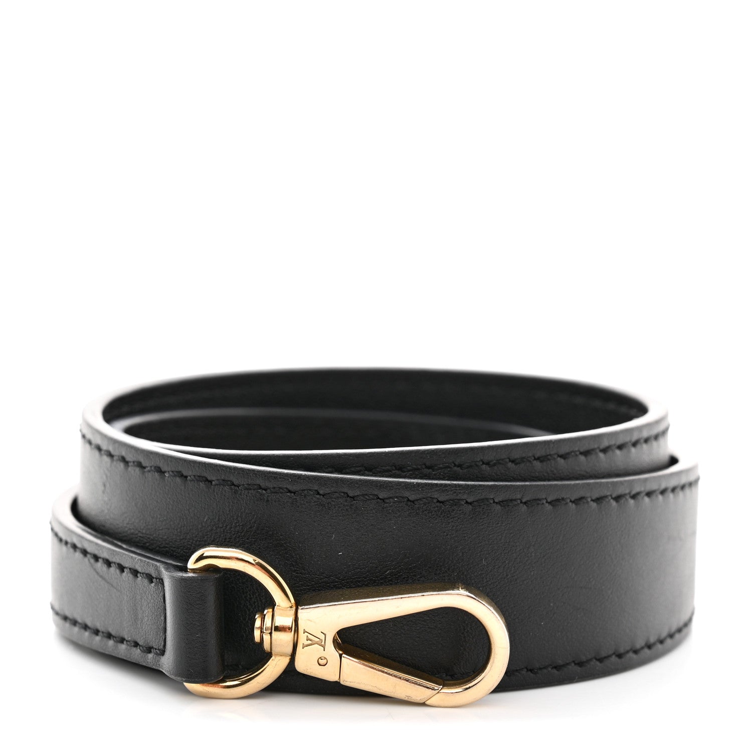Louis Vuitton Calfskin Shoulder Strap Black 1 of 4