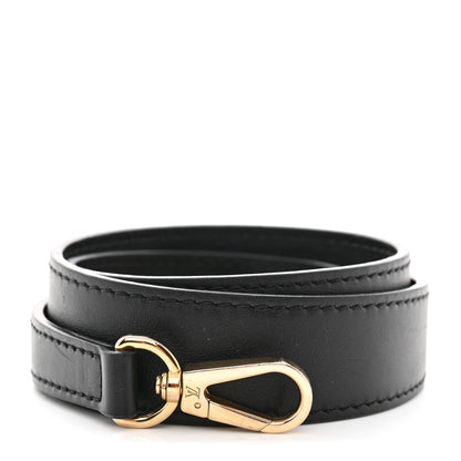 Louis Vuitton Calfskin Shoulder Strap Black 1 of 4