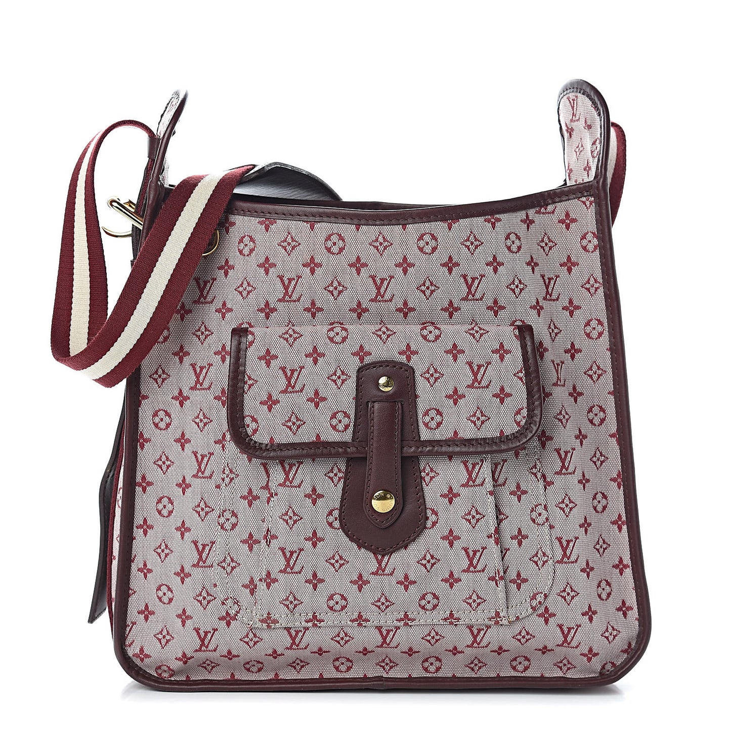 Mini Monogram Besace Mary Kate Cherry