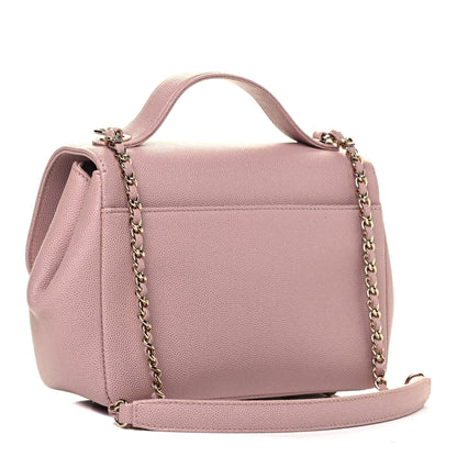 Chanel Caviar Quilted Small Business Affinity Flap Light Pink 2 of 4