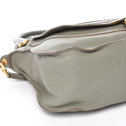 Chloe Calfskin Medium Marcie Satchel Baobab Green 8 of 13