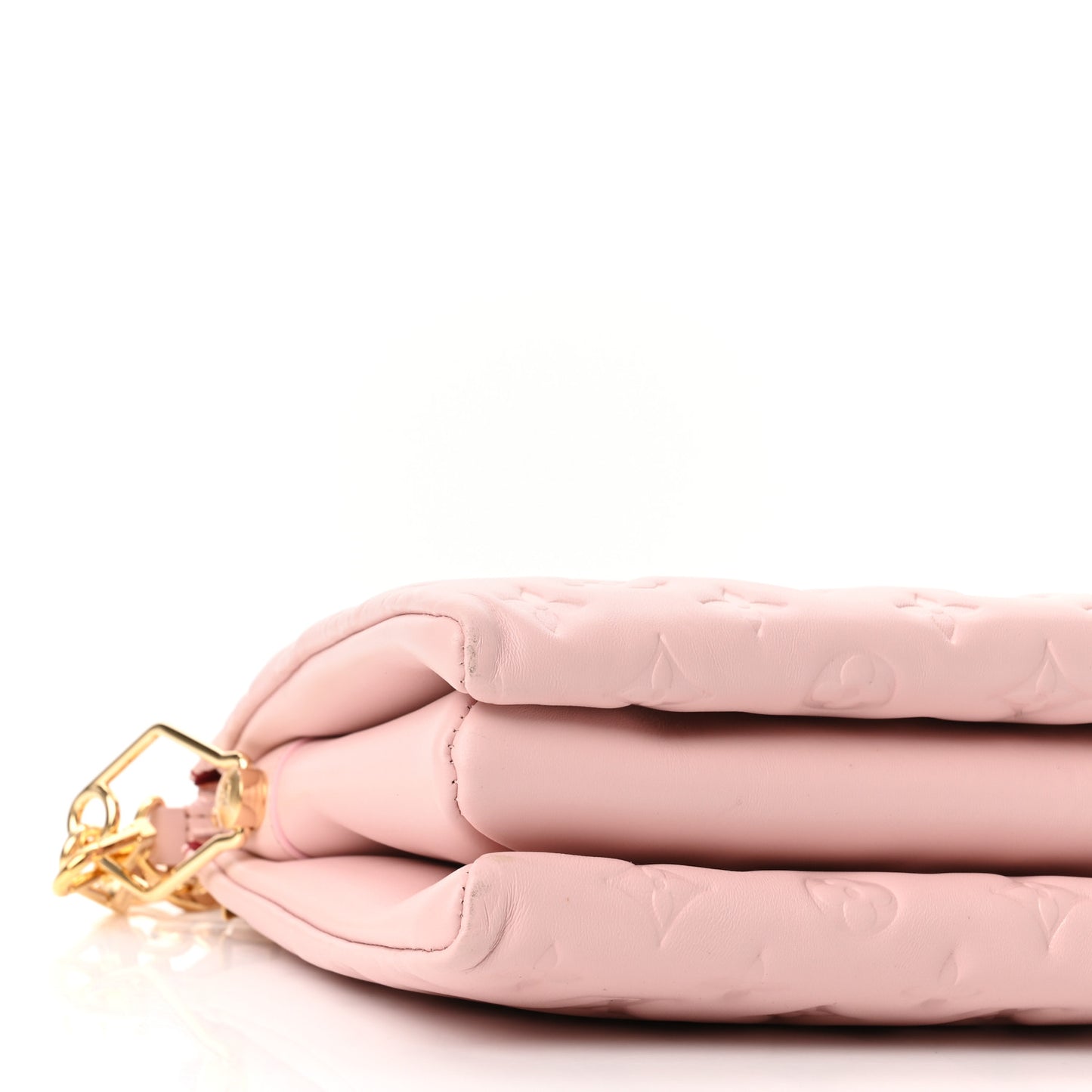 Lambskin Embossed Monogram Coussin PM Rose