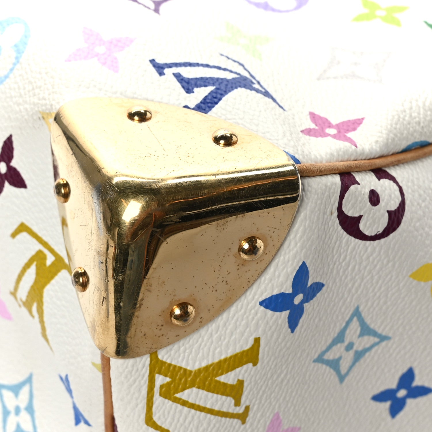 Louis Vuitton Monogram Multicolor Speedy 30 White 10 of 11