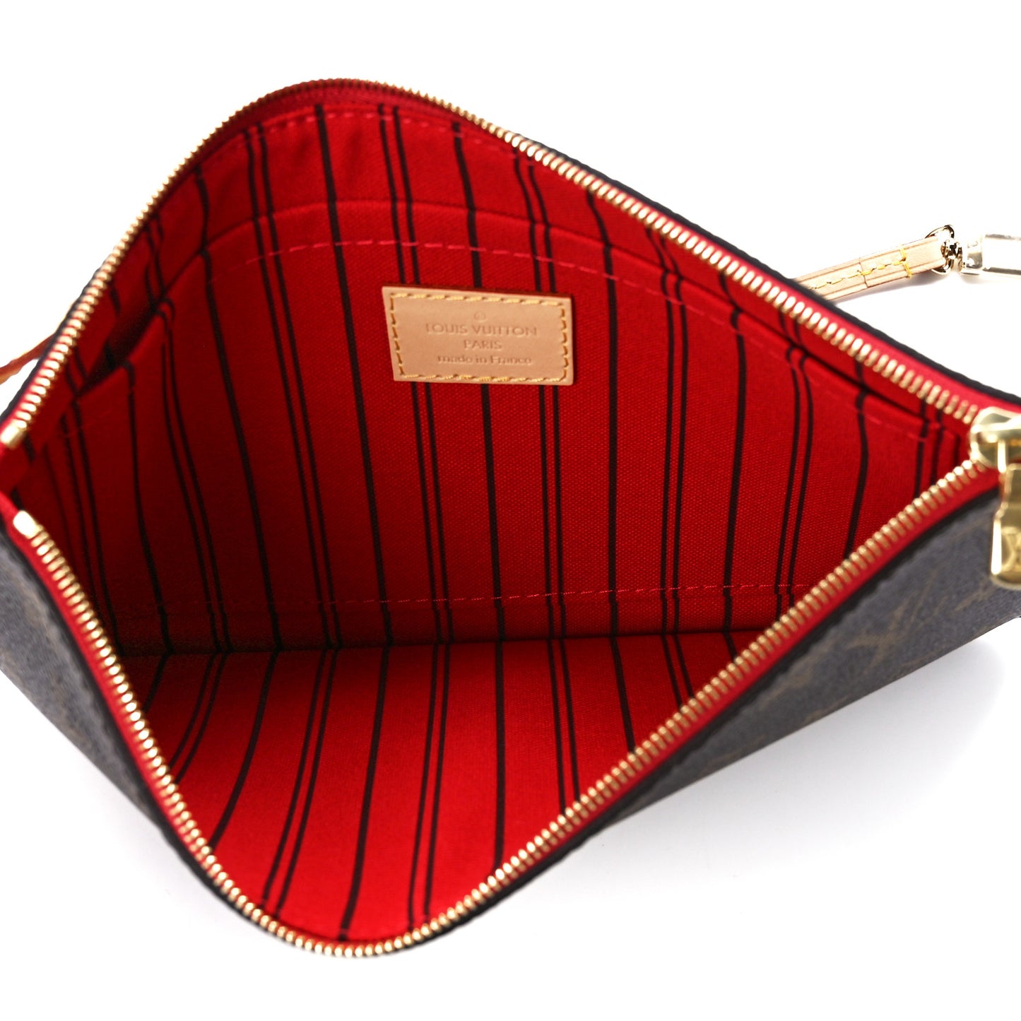 Monogram Neverfull MM GM Pochette Cherry