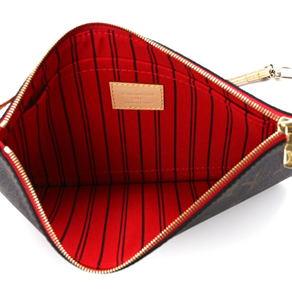 Louis Vuitton Monogram Neverfull MM GM Pochette Cherry 5 of 10