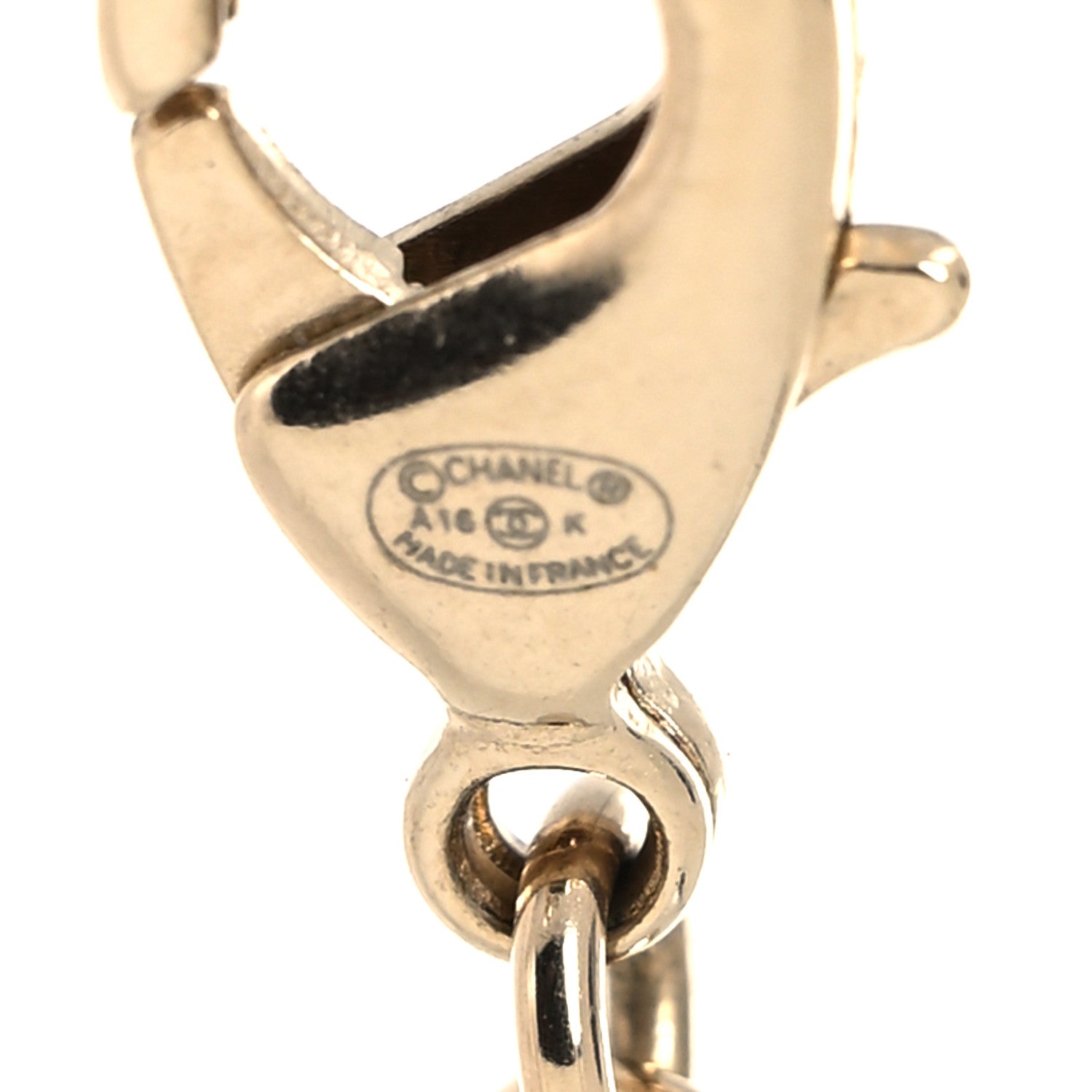 Chanel Pearl Grosgrain CC Long Necklace Gold 5 of 5