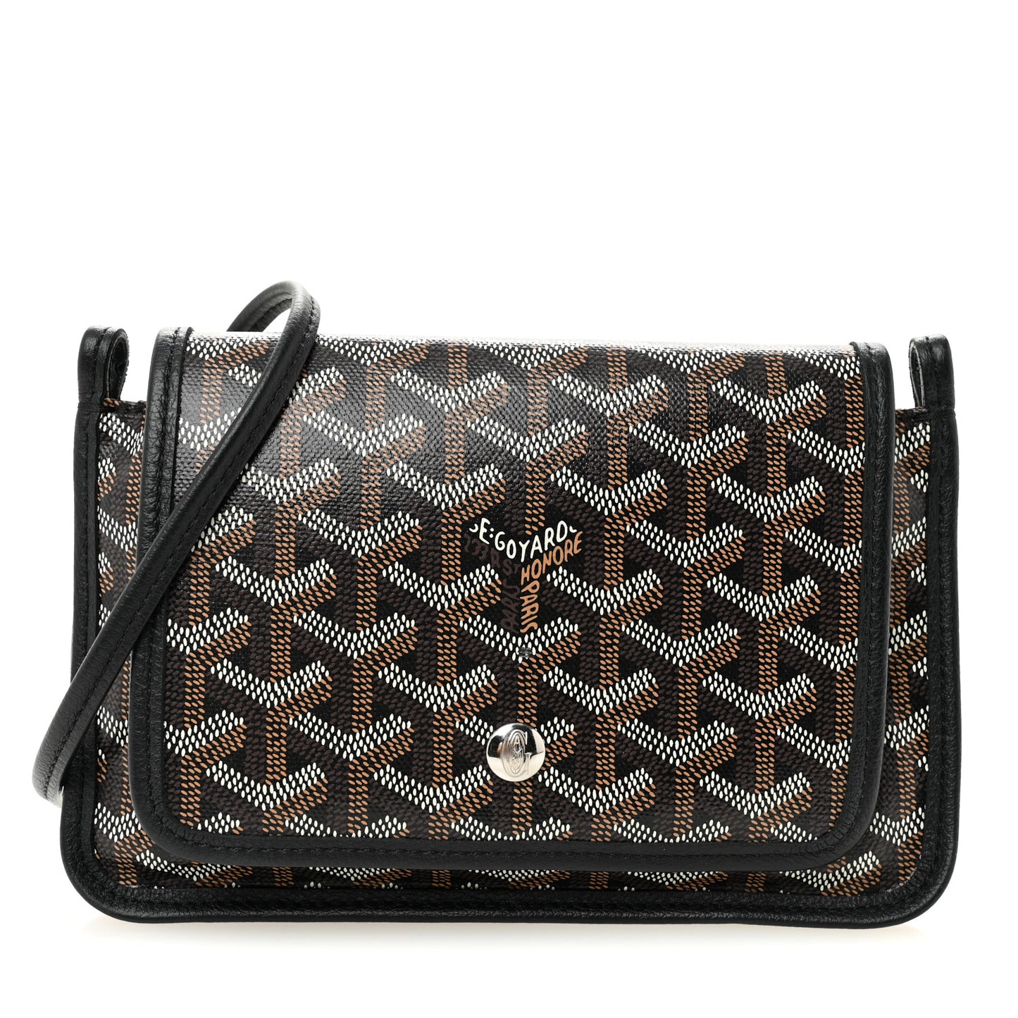 Goyardine Plumet Wallet Clutch Black