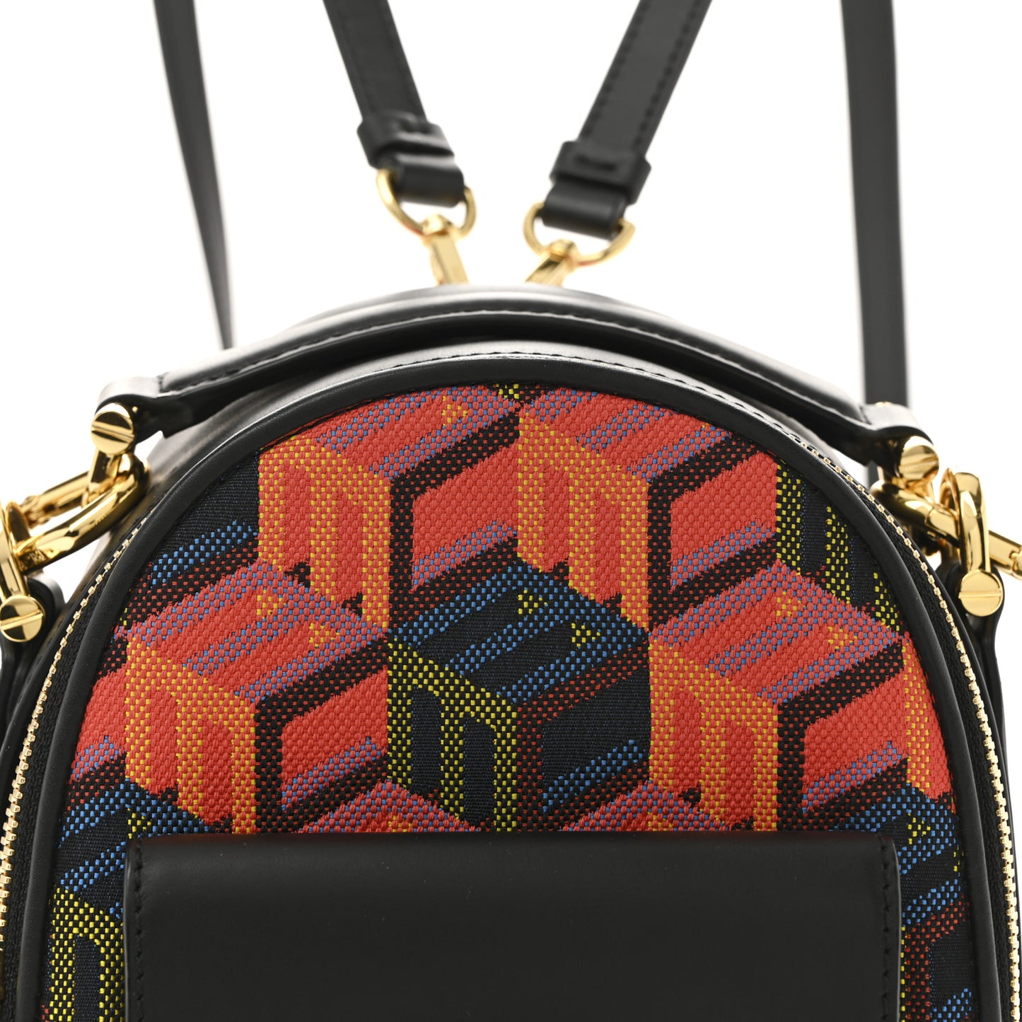 Jaquard Cubic Monogram Rockstar X-Mini Tracy Backpack Multicolor
