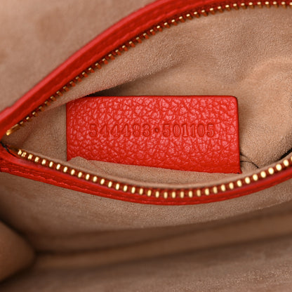 Alexander McQueen Fine Grain Goatskin Box Shoulder Bag 19 Red 7 of 10