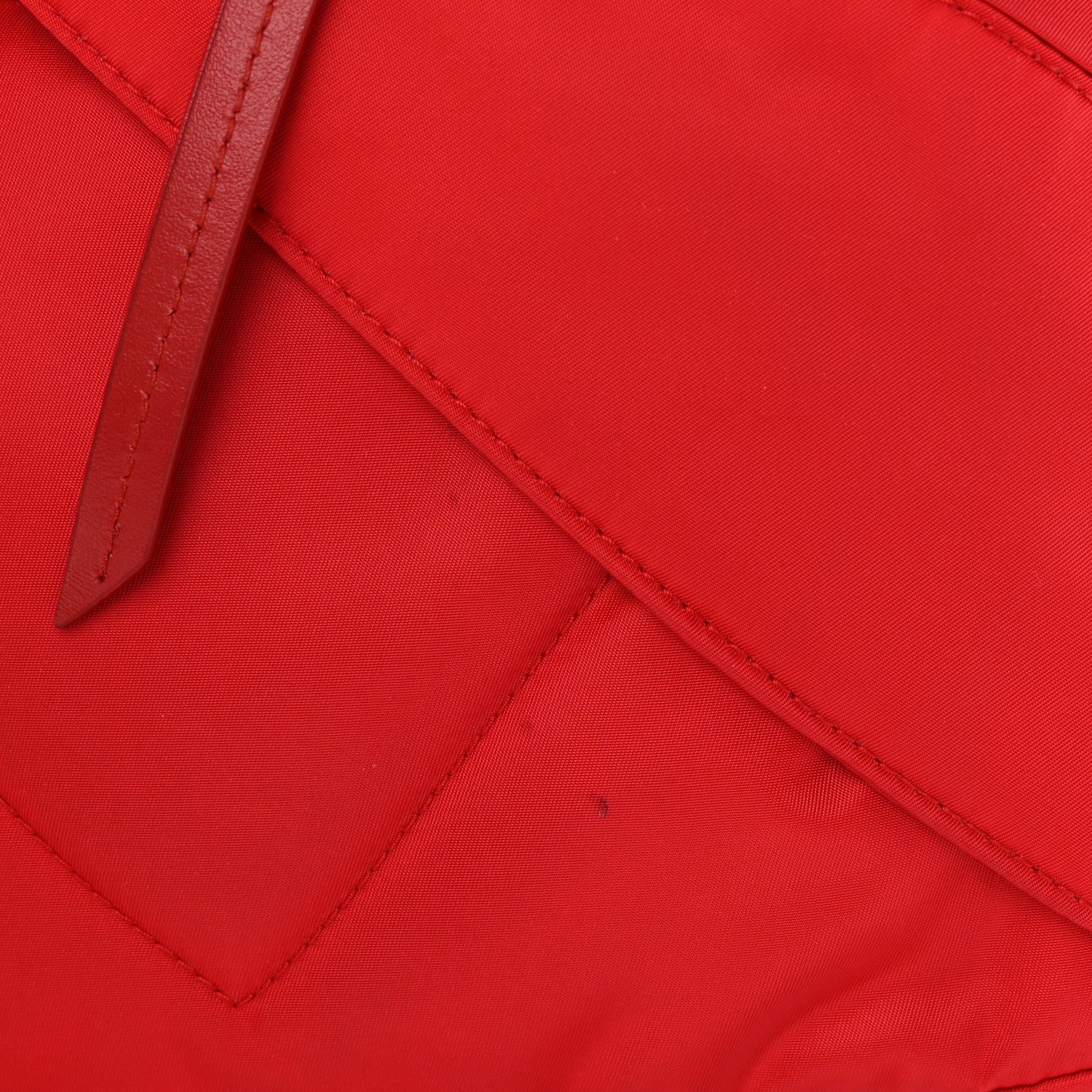 Prada Re-Nylon Vitello Metal Triangle Logo Sling Backpack Rosso 14 of 15