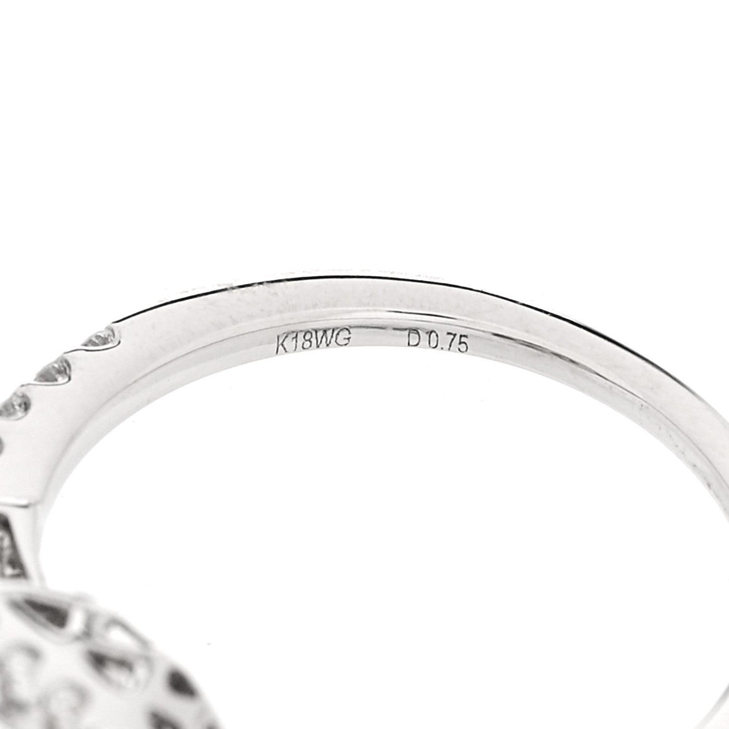 Parker & West by FASHIONPHILE 18K White Gold Diamond .75ct Baguette Cut Ring 49 5 9 of 9