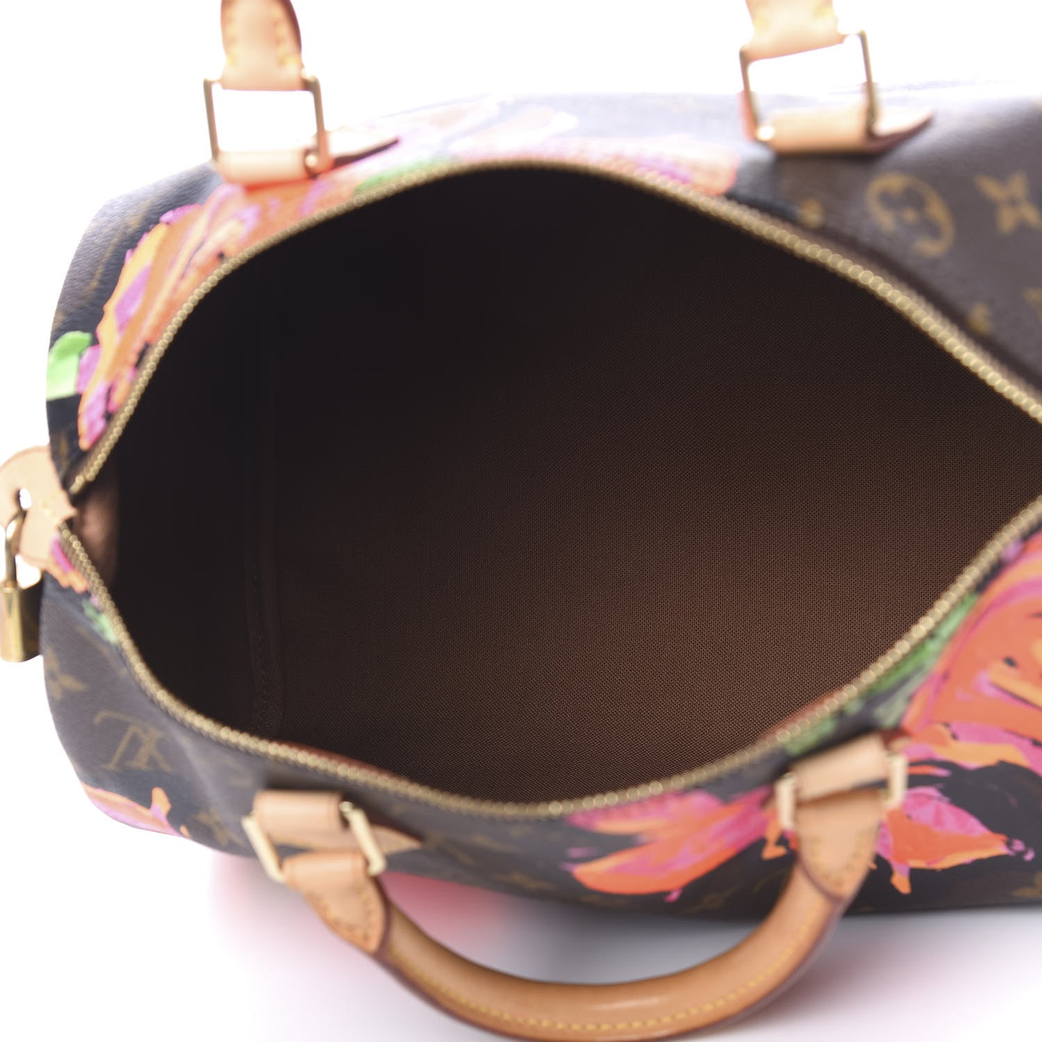 Louis Vuitton Monogram Roses Speedy 30 5 of 10