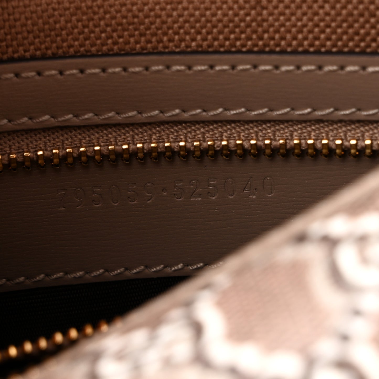 GG Shadow Monogram Super Mini Ophidia Shoulder Bag Taupe