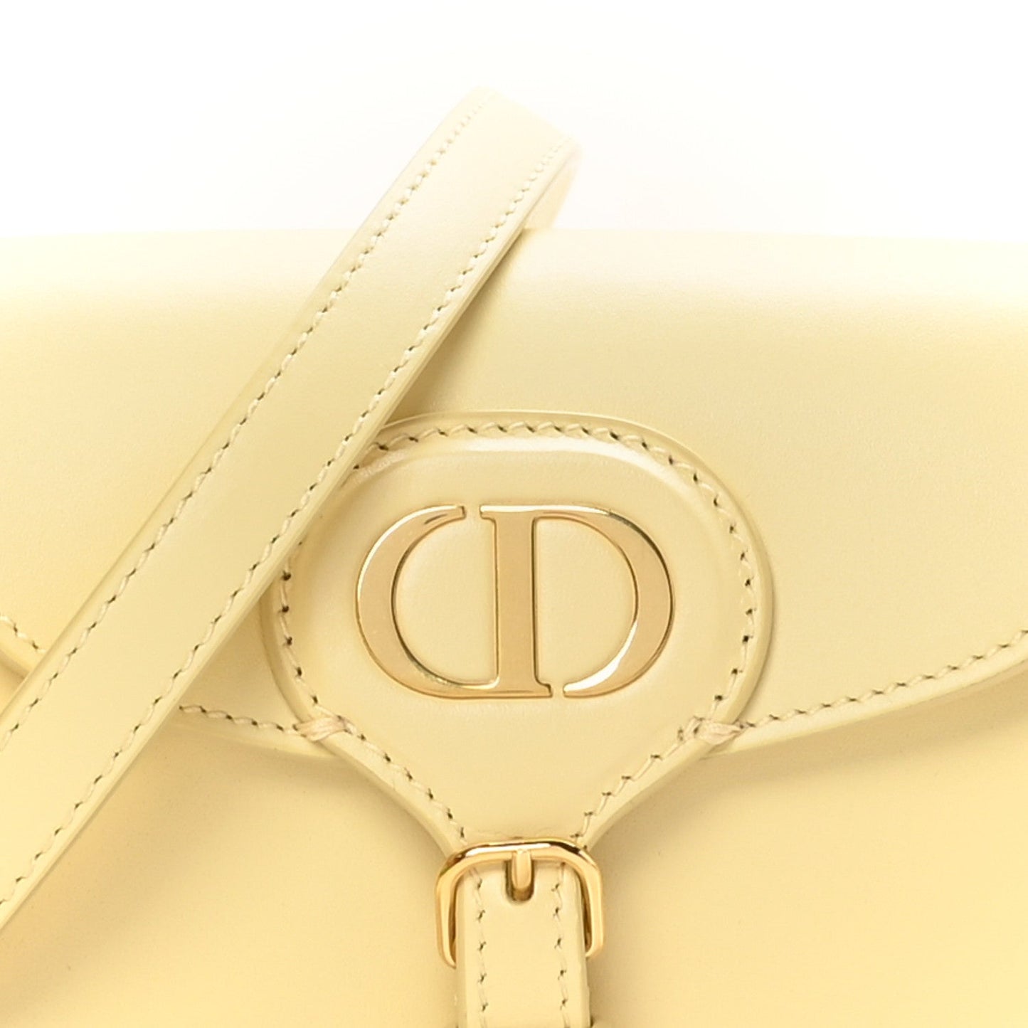 Box Calfskin Micro Bobby Flap Pale Yellow