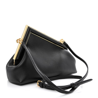 Fendi Shiny Nappa Small Fendi First Black 3 of 10