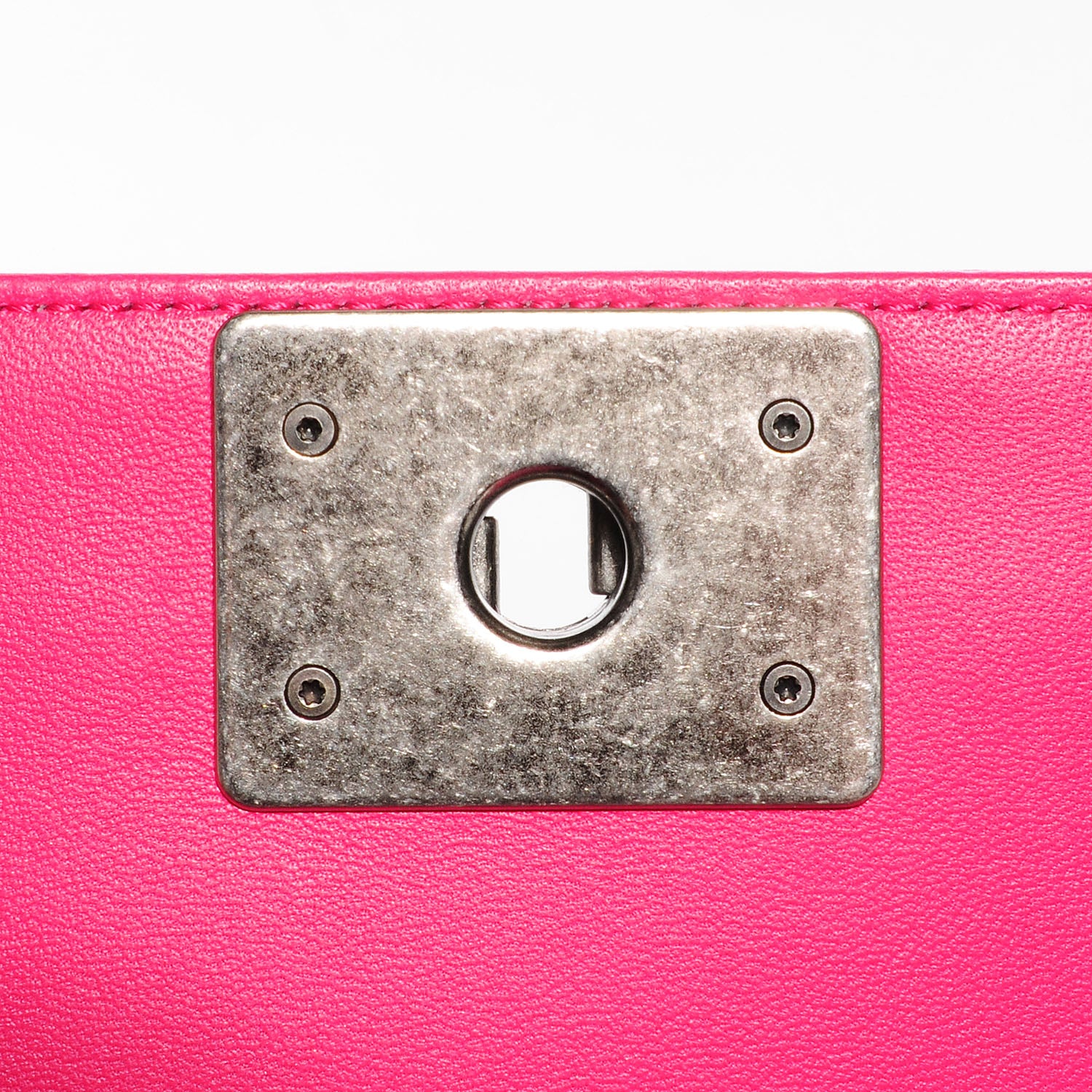 Chanel Lambskin Quilted New Medium Boy Flap Fuchsia 6 of 9