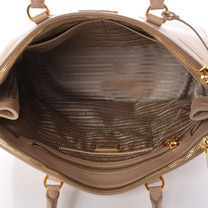 Prada Saffiano Large Galleria Double Zip Tote Sabbia 5 of 9