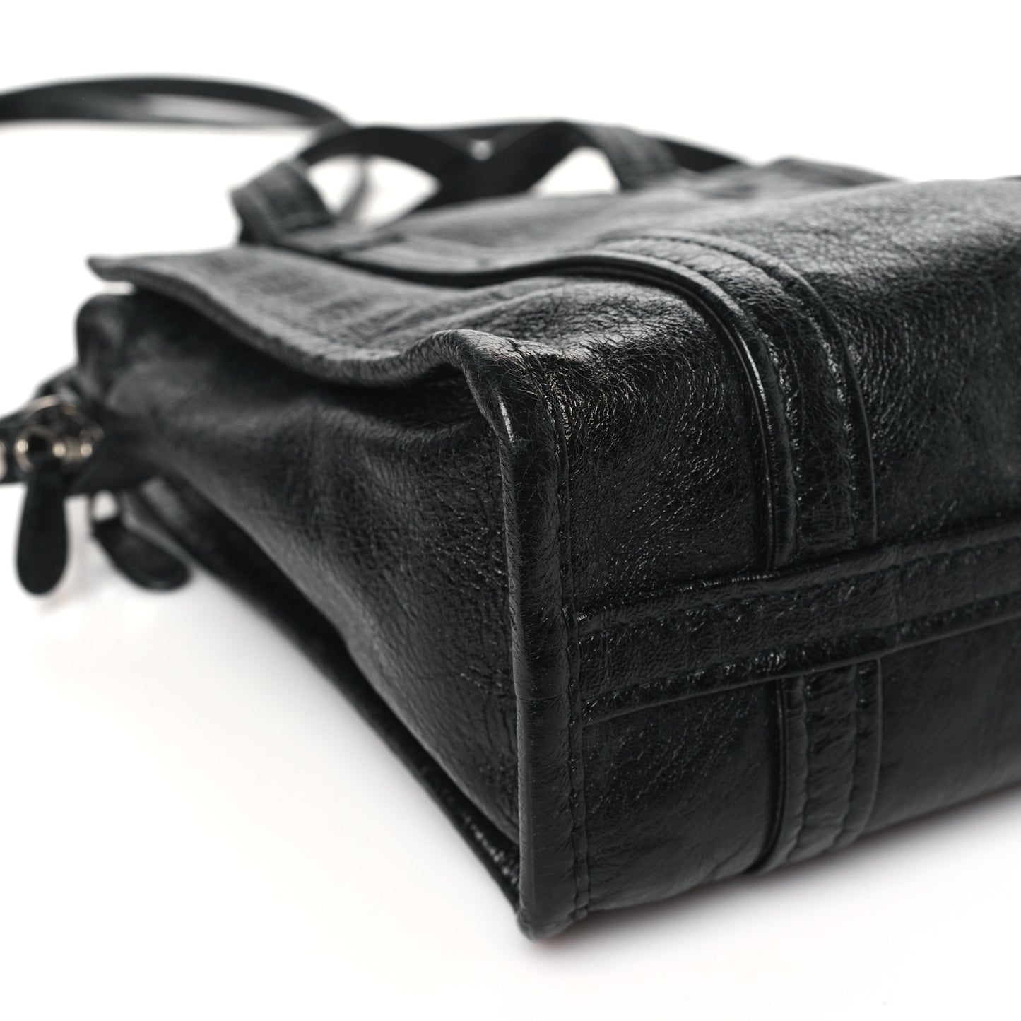 Agneau Small Bazar Shopper Tote Black