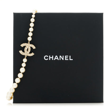 Chanel Pearl CC 100th Anniversary Necklace Light Gold 6 of 6