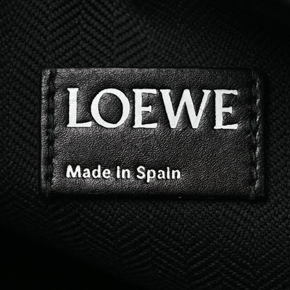 Loewe Calfskin Embossed Repeat T Pouch Black 6 of 11