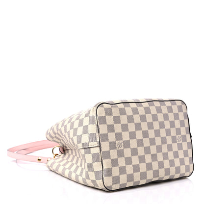 Louis Vuitton Damier Azur Neonoe MM Eau De Rose 4 of 12