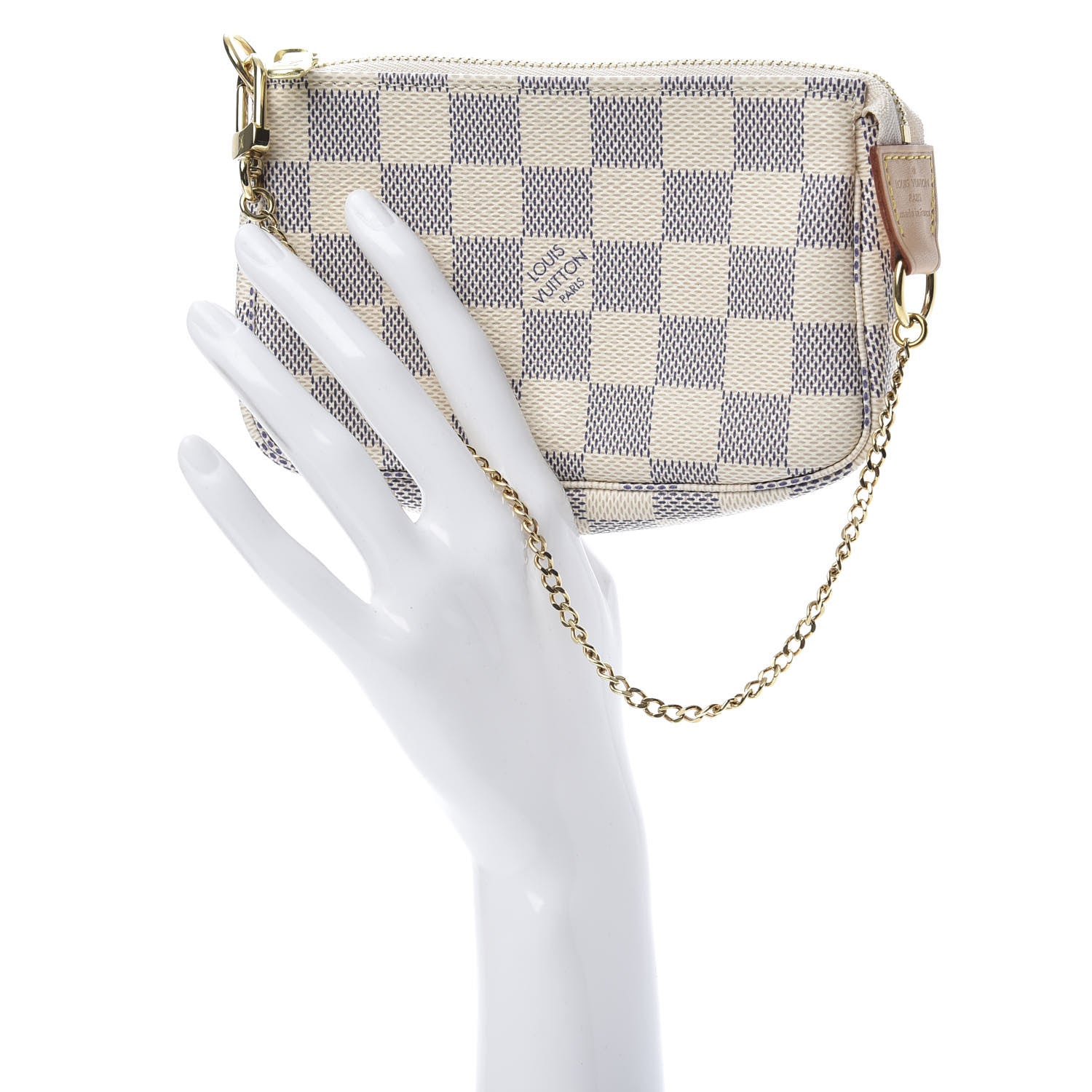 Louis Vuitton Damier Azur Mini Pochette Accessories 2 of 8