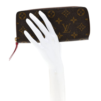 Louis Vuitton Monogram Clemence Wallet Fuchsia 2 of 6