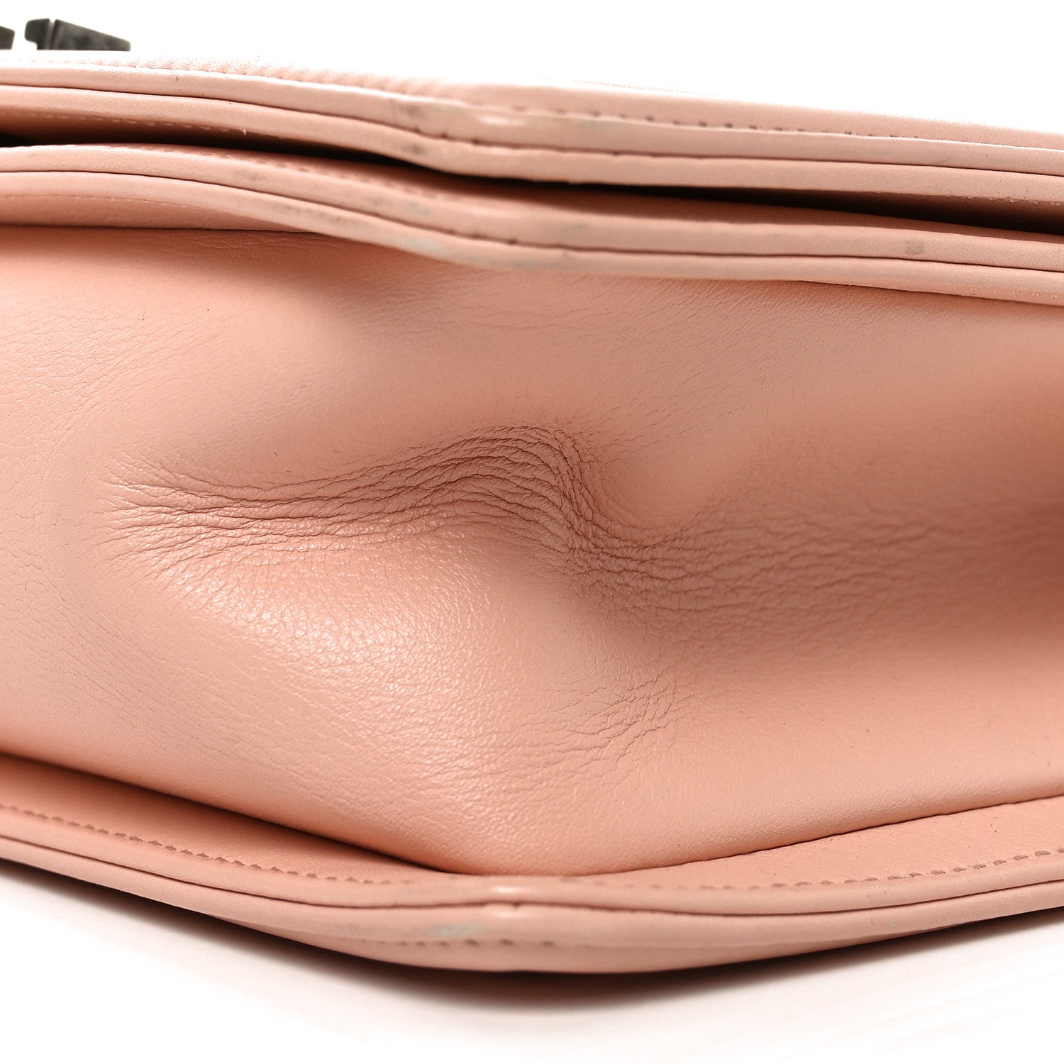 Chanel Lambskin Quilted Medium Boy Flap Light Pink 18 of 19