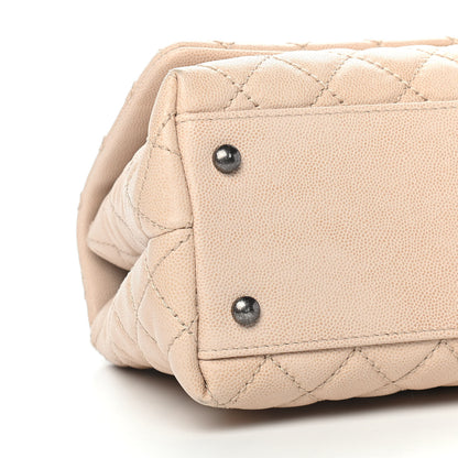 Chanel Caviar Quilted Small Coco Handle Flap Light Beige 7 of 8
