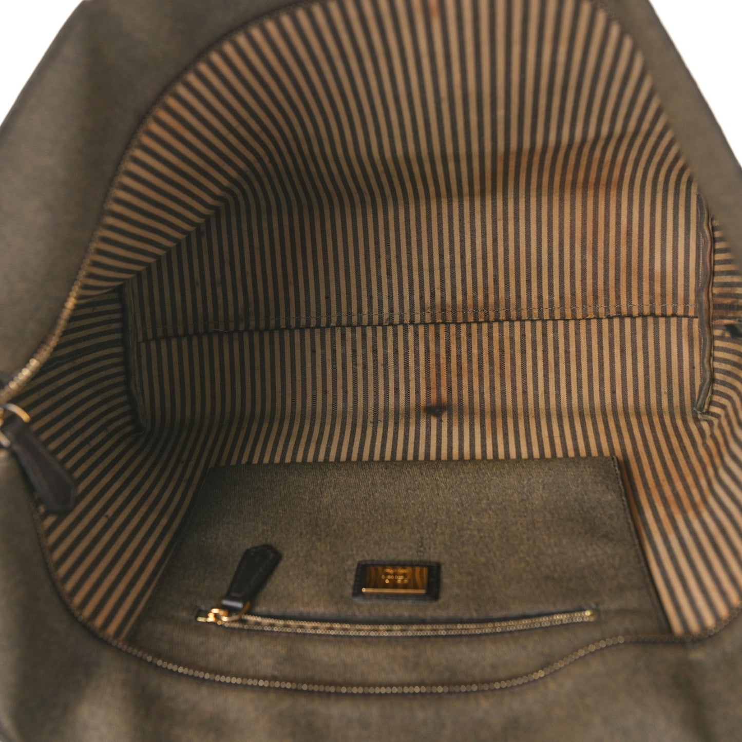 Zucca Spalmati Medium Roll Tote Tobacco Moro