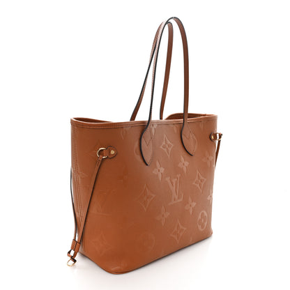 Louis Vuitton Empreinte Monogram Giant Neverfull MM Cognac 4 of 11