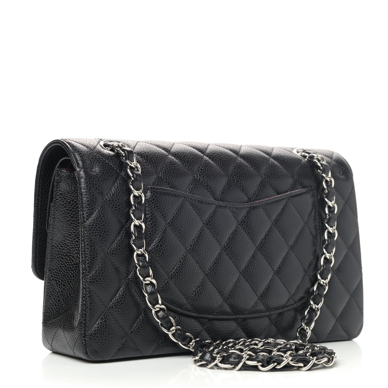Chanel Caviar Quilted Medium Double Flap Black 2 of 5