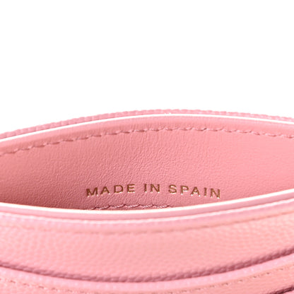 Chanel Caviar Quilted Card Holder Pink 8 of 10