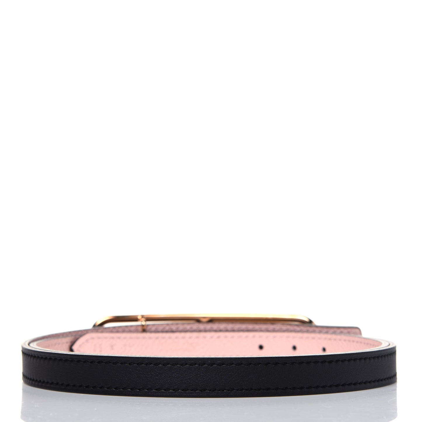 Swift Epsom 13mm Roulis Belt 85 Bleu Obscur Rose Sakura