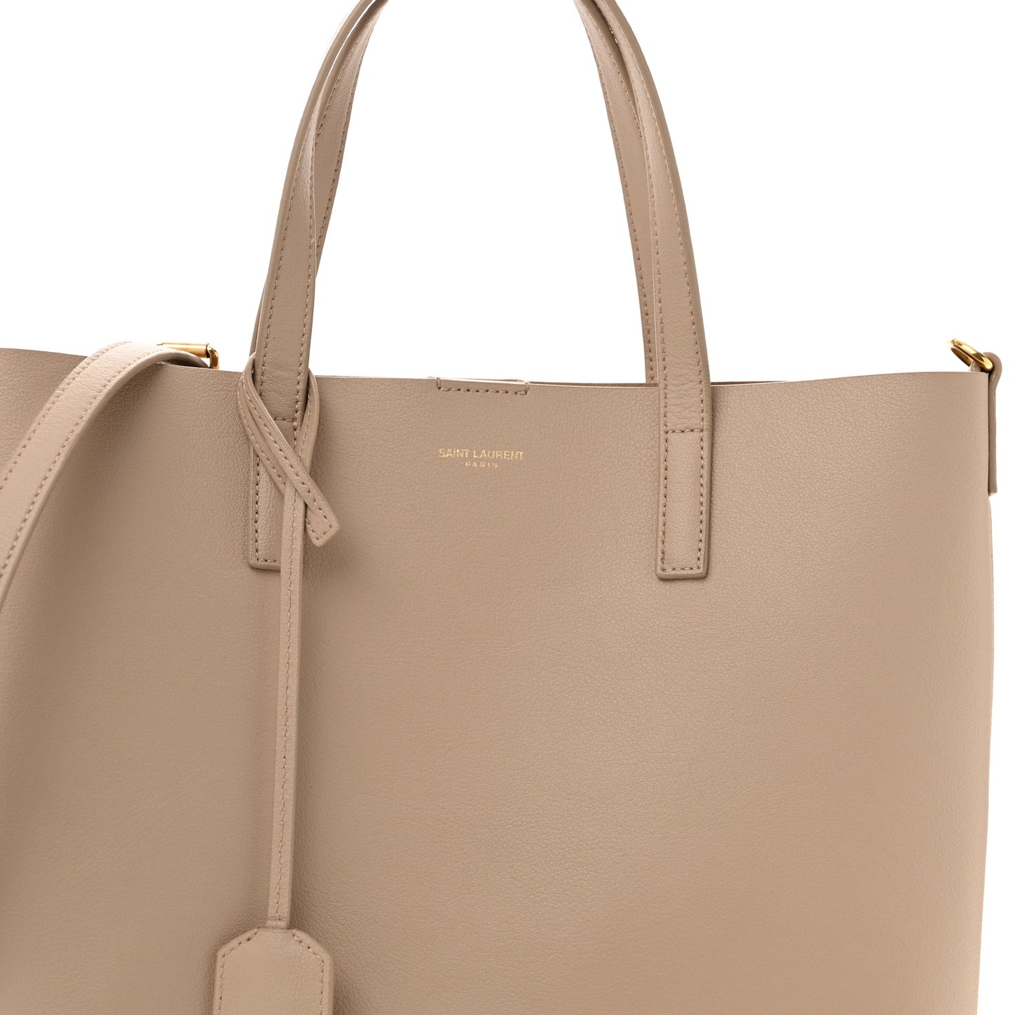 Calfskin Toy Shopping Tote Nude Powder