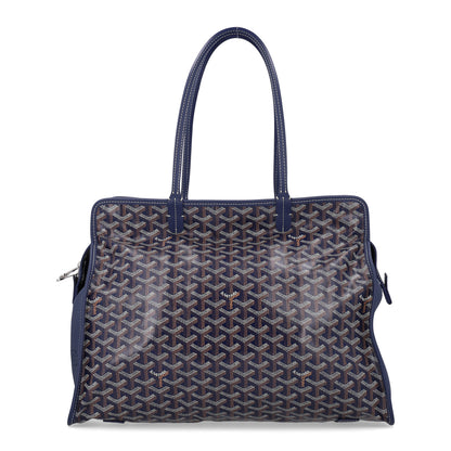 Goyard Goyardine Sac Hardy Pet Carrier PM Navy 1 of 12