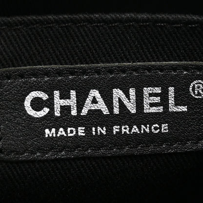 Chanel Grained Vegetal Calfskin Urban Shopping Tote Black 8 of 15
