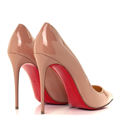 Christian Louboutin Patent Pigalle Follies 100 Pumps 40 Nude 4 of 10