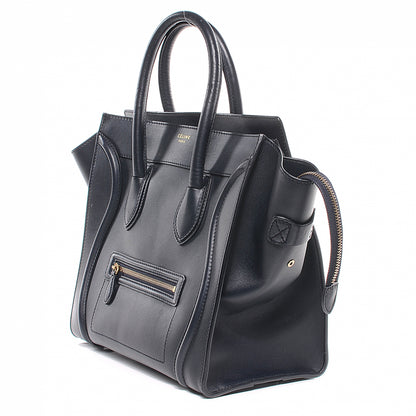 Celine Smooth Calfskin Mini Luggage Navy 7 of 12