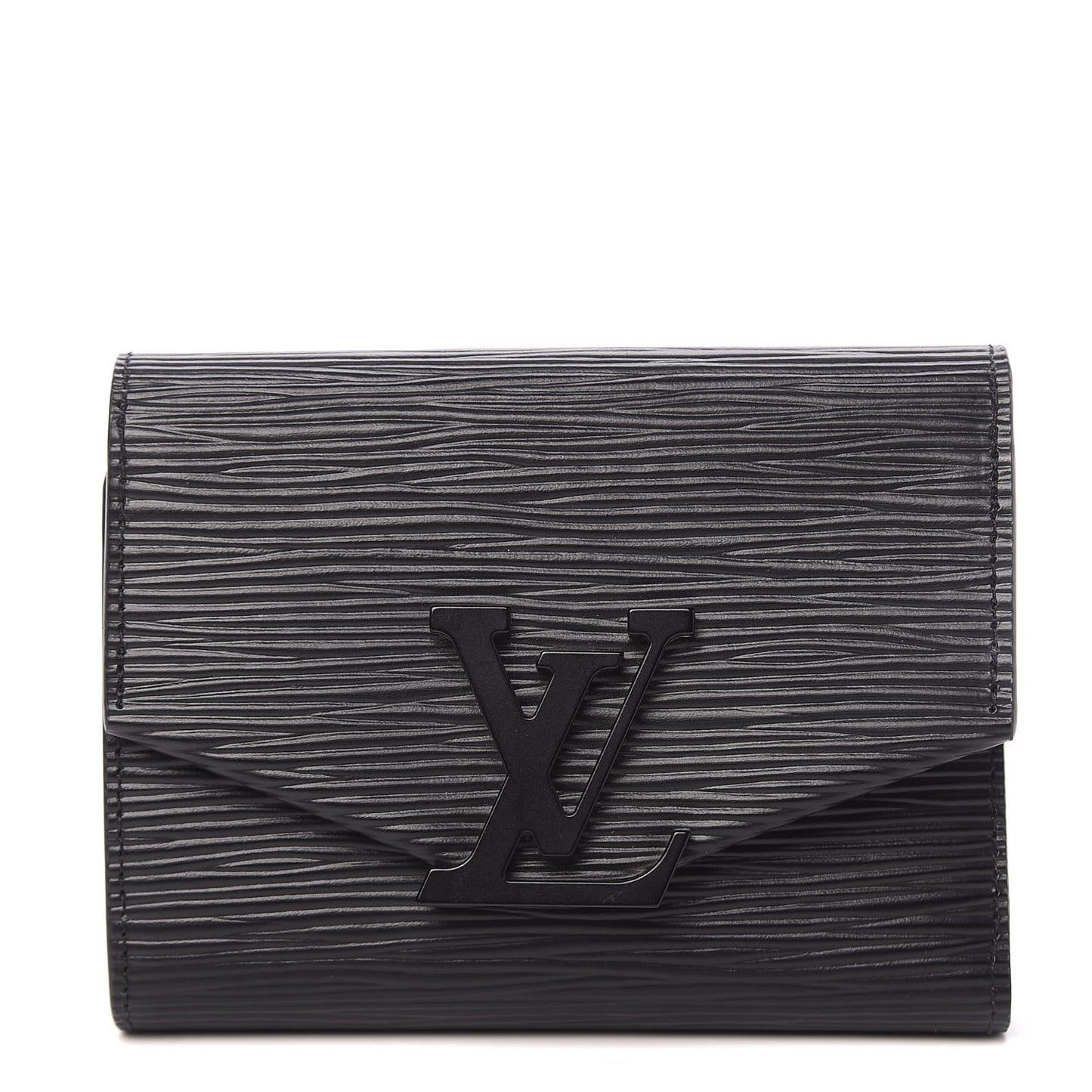 Epi Grenelle Compact Wallet Black
