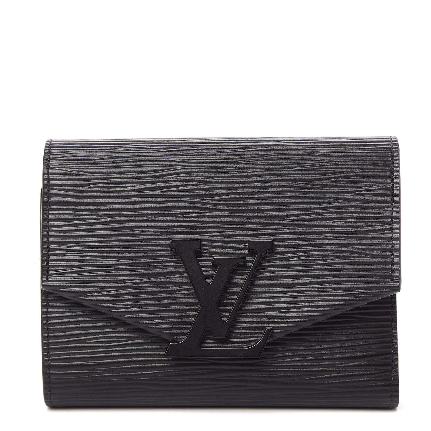 Louis Vuitton Epi Grenelle Compact Wallet Black 1 of 8