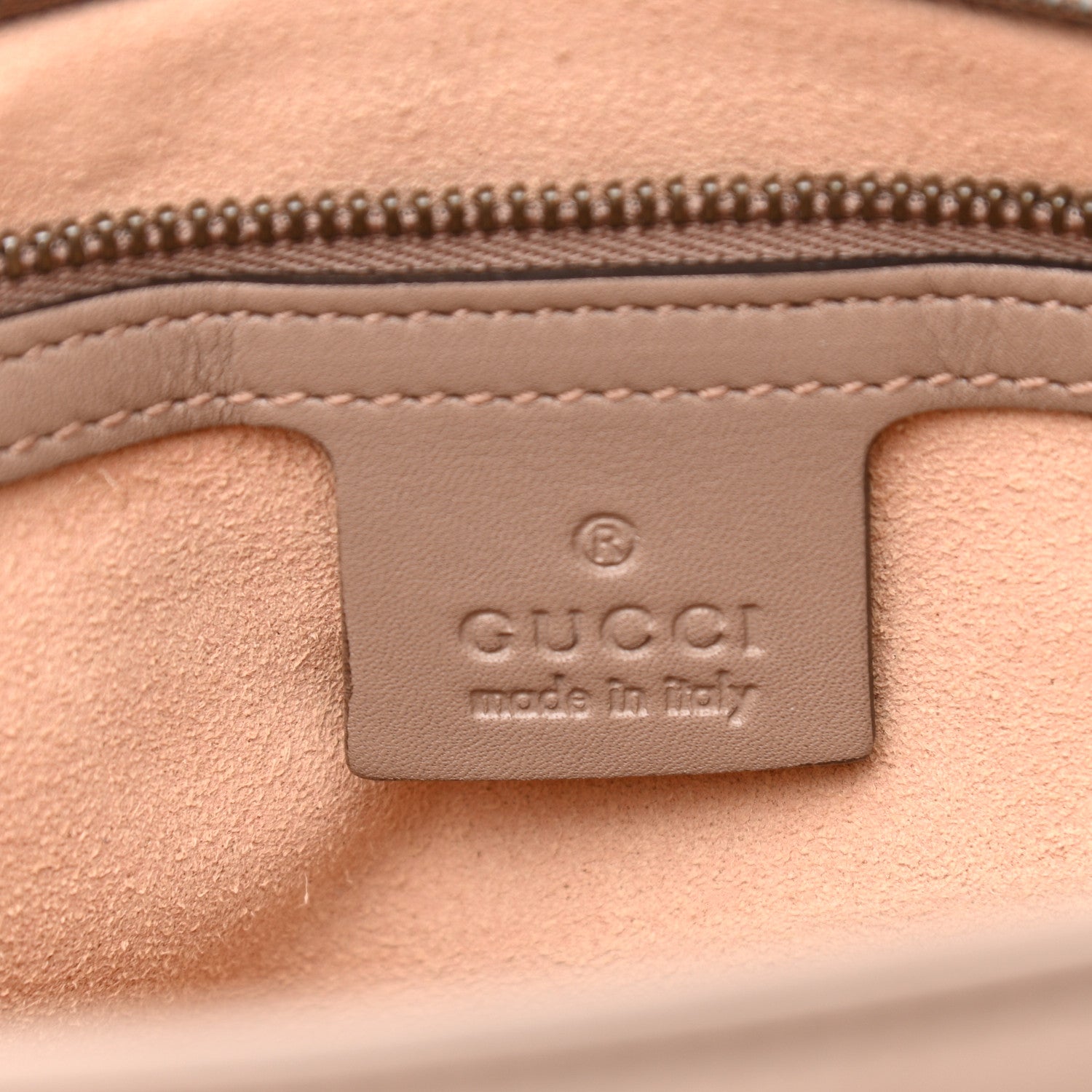 Gucci Calfskin Matelasse Medium GG Marmont Shoulder Bag Porcelain Rose 6 of 9