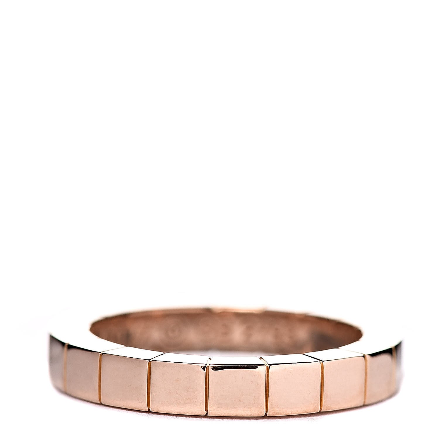 Cartier 18K Pink Gold 3mm Lanieres Ring 47 4 3 of 4