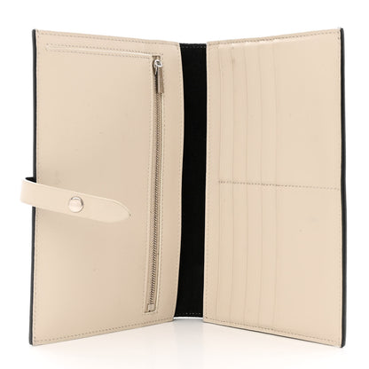 Celine Grained Calfskin Large Multifunction Strap Wallet Black Chalk 5 of 12